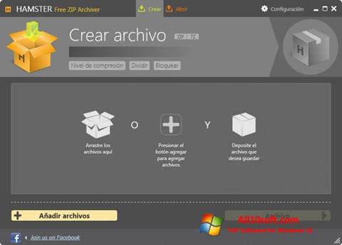 Ảnh chụp màn hình Hamster Free ZIP Archiver cho Windows 10