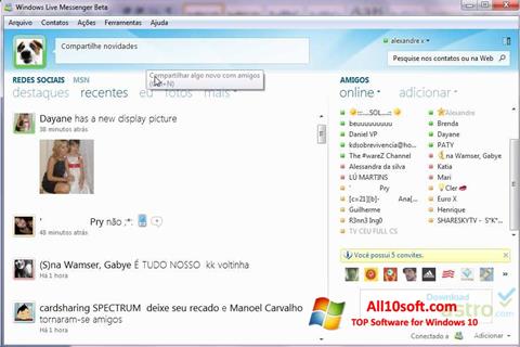 Ảnh chụp màn hình Windows Live Messenger cho Windows 10