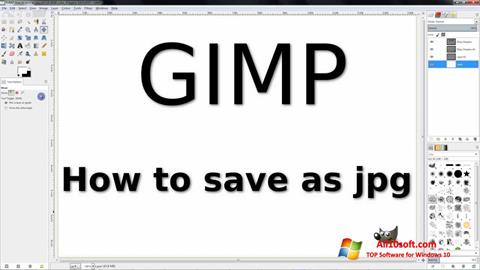 Ảnh chụp màn hình GIMP cho Windows 10