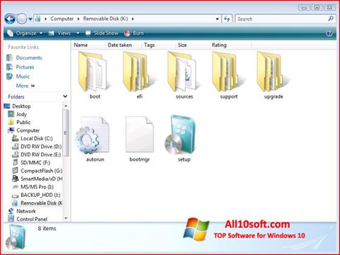 Ảnh chụp màn hình Windows 7 USB DVD Download Tool cho Windows 10