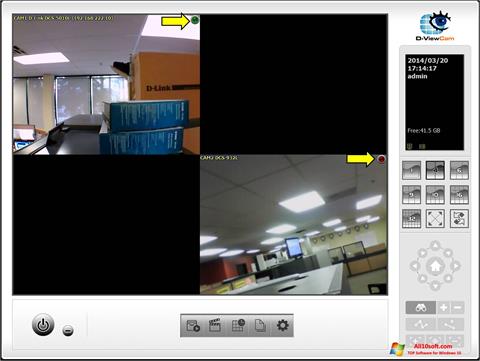 Ảnh chụp màn hình D-ViewCam cho Windows 10