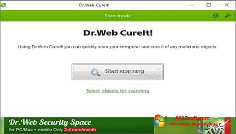 Ảnh chụp màn hình Dr.Web CureIt cho Windows 10