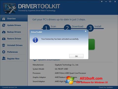 Ảnh chụp màn hình Driver Toolkit cho Windows 10