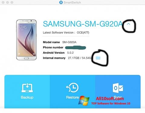 Ảnh chụp màn hình Samsung Smart Switch cho Windows 10