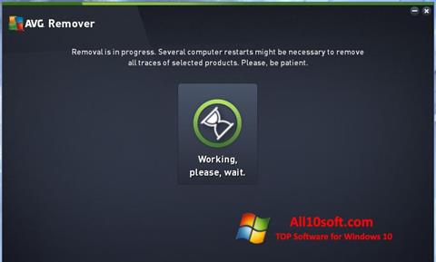 Ảnh chụp màn hình AVG Remover cho Windows 10