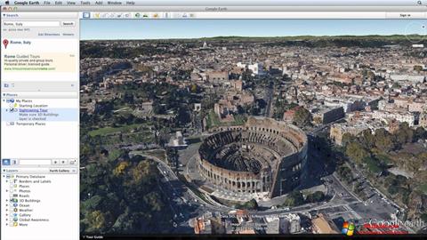 Ảnh chụp màn hình Google Earth cho Windows 10