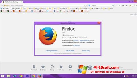 Ảnh chụp màn hình Mozilla Firefox Offline Installer cho Windows 10