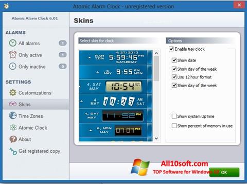 Ảnh chụp màn hình Atomic Alarm Clock cho Windows 10