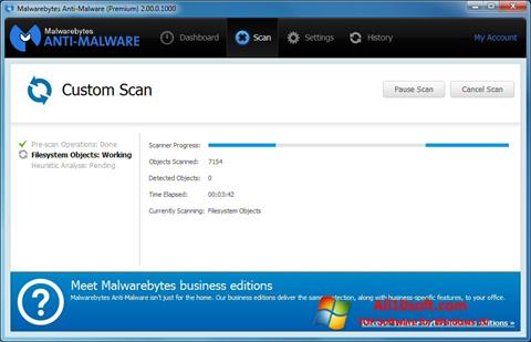 Ảnh chụp màn hình Malwarebytes Anti-Malware Free cho Windows 10