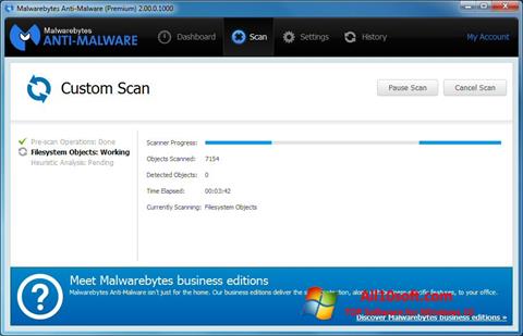 Ảnh chụp màn hình Malwarebytes Anti-Malware cho Windows 10