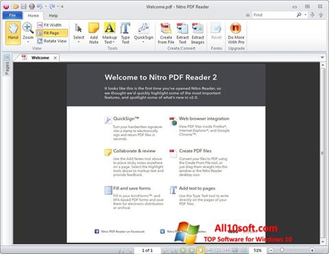 Ảnh chụp màn hình Nitro PDF Reader cho Windows 10