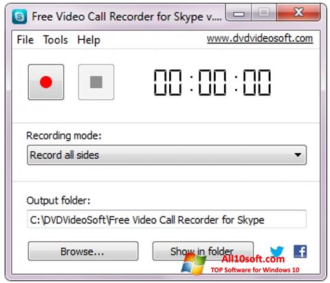 Ảnh chụp màn hình Free Video Call Recorder for Skype cho Windows 10