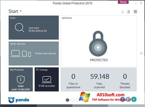 Ảnh chụp màn hình Panda Global Protection cho Windows 10