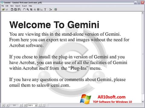 Ảnh chụp màn hình Gemini cho Windows 10