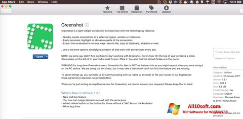 Ảnh chụp màn hình Greenshot cho Windows 10