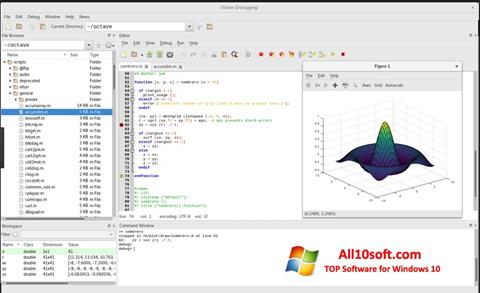 Ảnh chụp màn hình Octave cho Windows 10