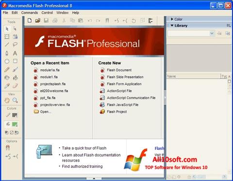 Ảnh chụp màn hình Macromedia Flash Player cho Windows 10