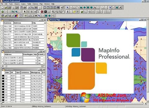 Ảnh chụp màn hình MapInfo Professional cho Windows 10