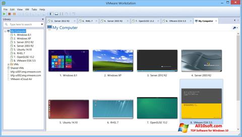 Ảnh chụp màn hình VMware Workstation cho Windows 10