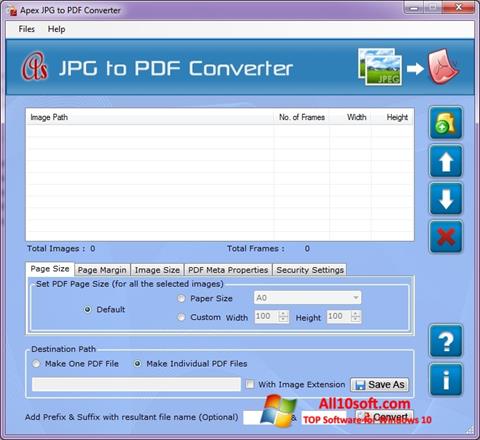 Ảnh chụp màn hình JPG to PDF Converter cho Windows 10