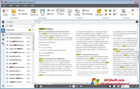 Ảnh chụp màn hình ABBYY PDF Transformer cho Windows 10