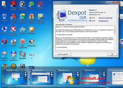 Ảnh chụp màn hình Dexpot cho Windows 10